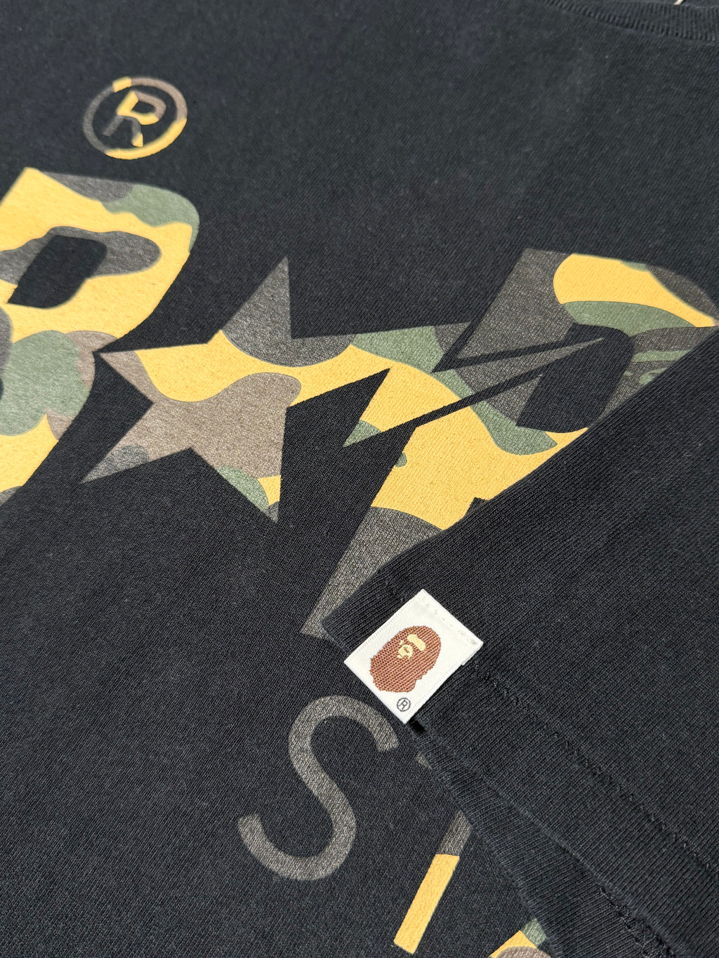 BAPE Sta Camo Logo Tee
