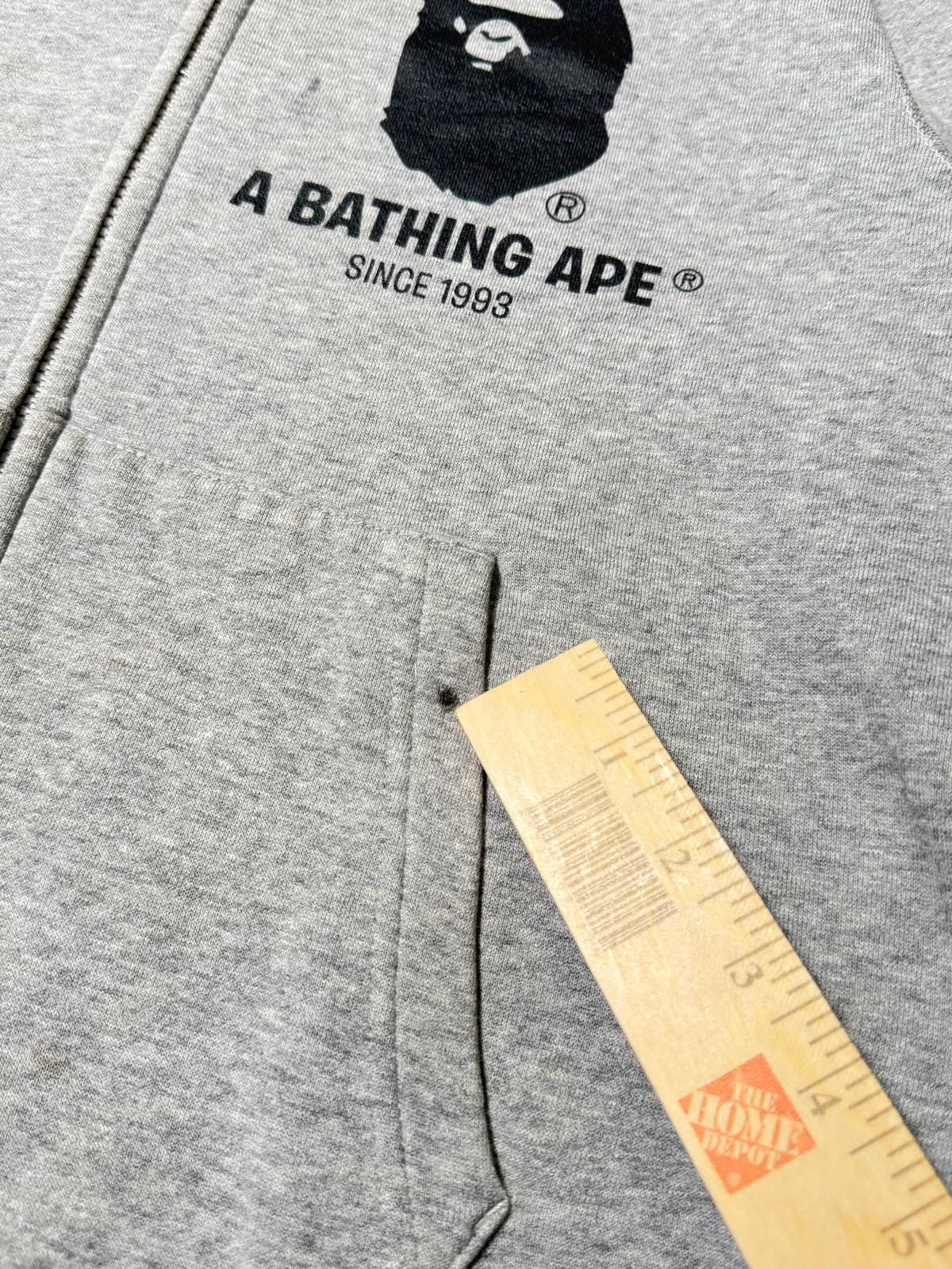 BAPE Head Logo Full Zip Hoodie By Nigo
