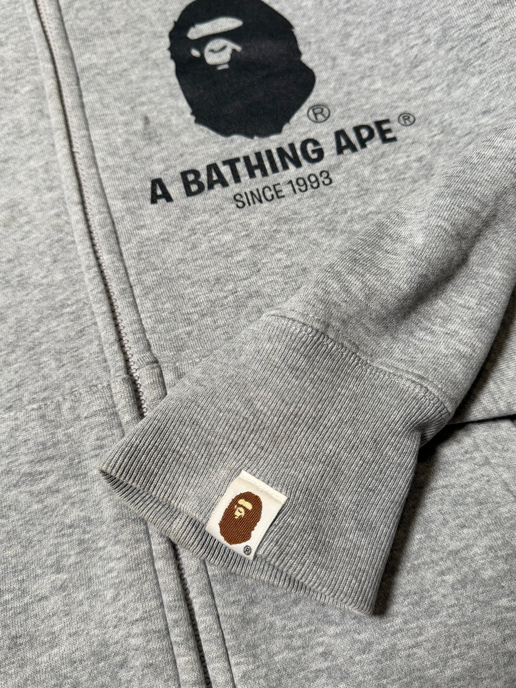 BAPE Head Logo Full Zip Hoodie By Nigo