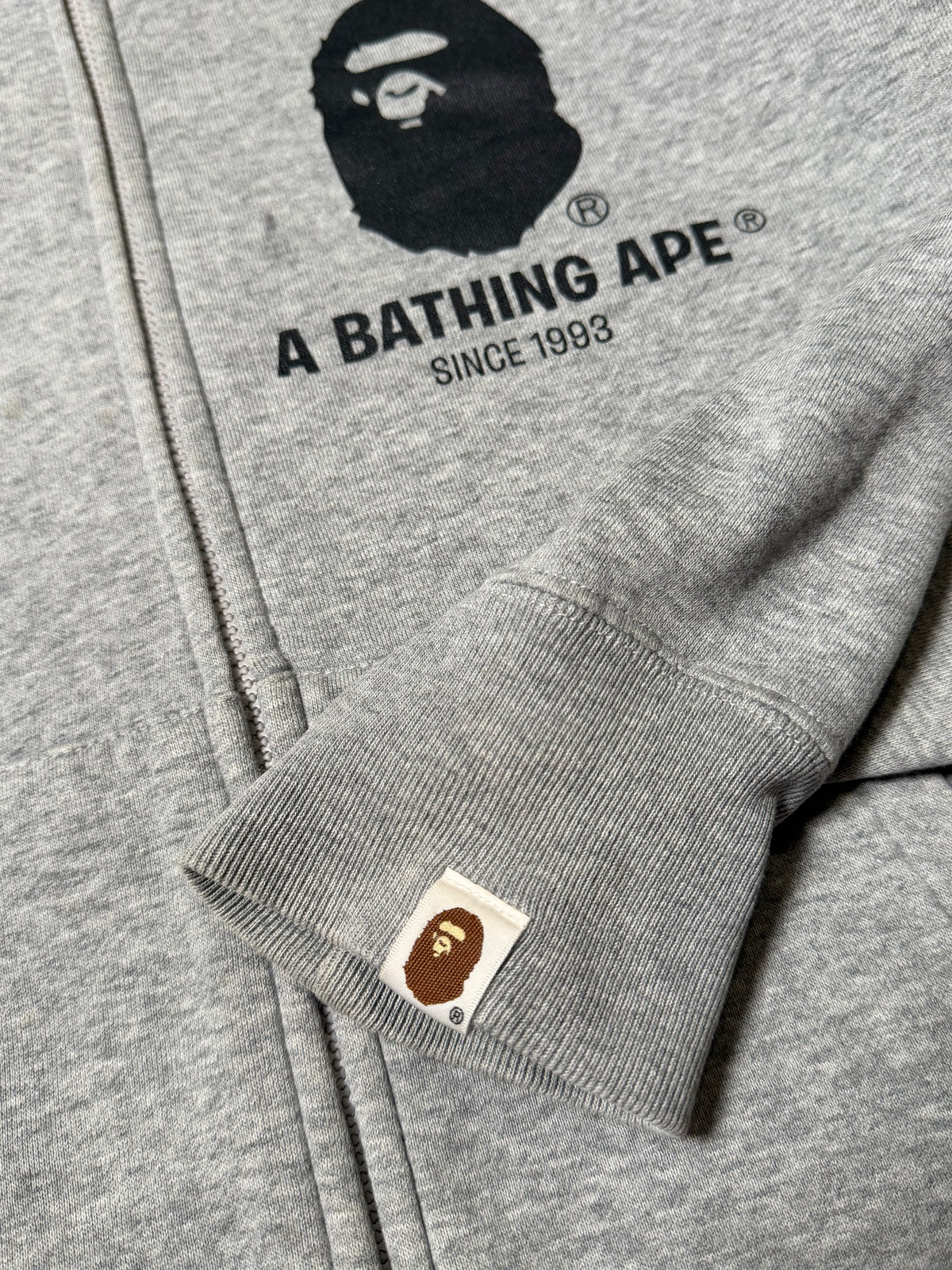 BAPE Head Logo Full Zip Hoodie By Nigo