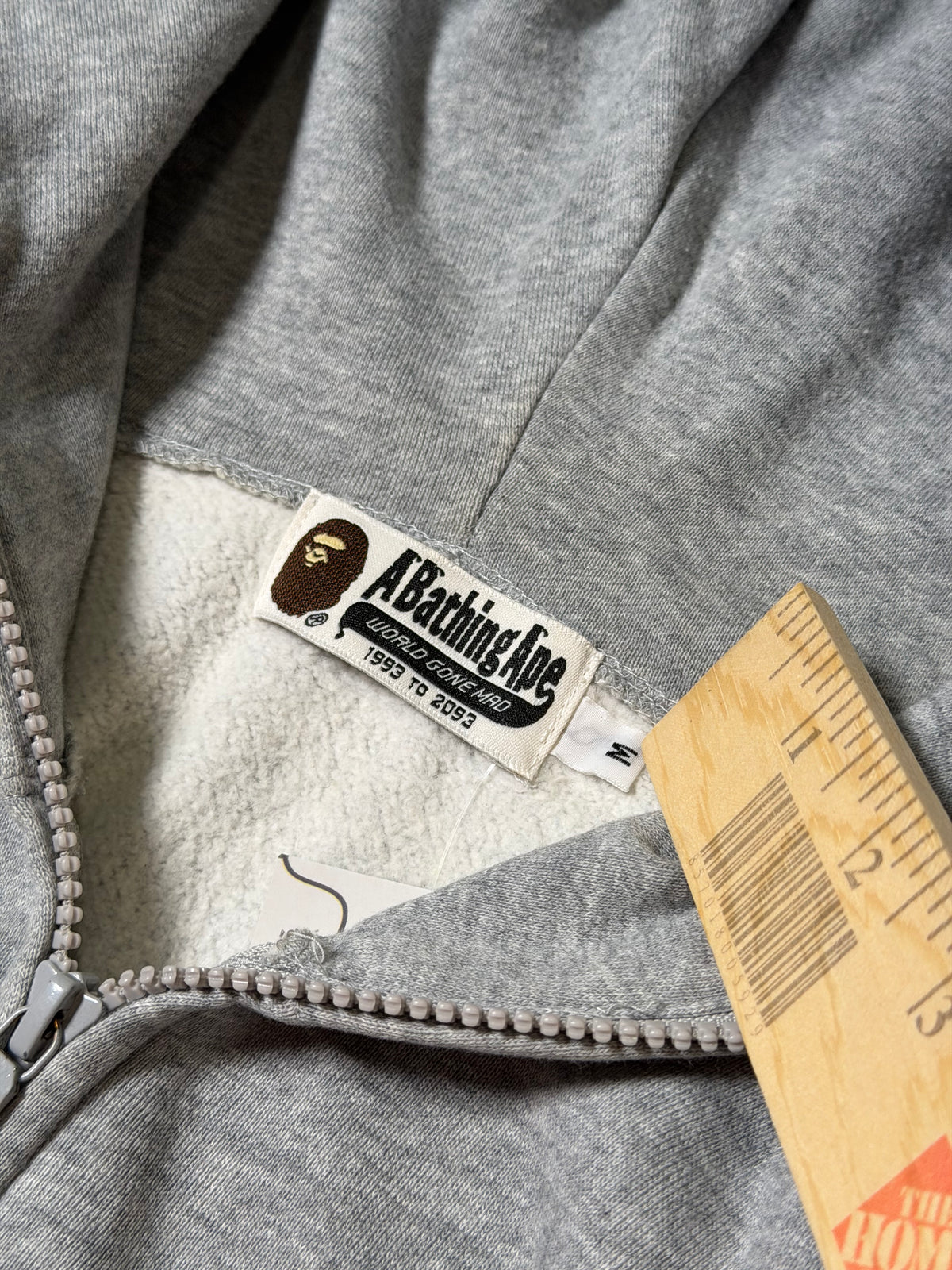 BAPE Head Logo Full Zip Hoodie By Nigo