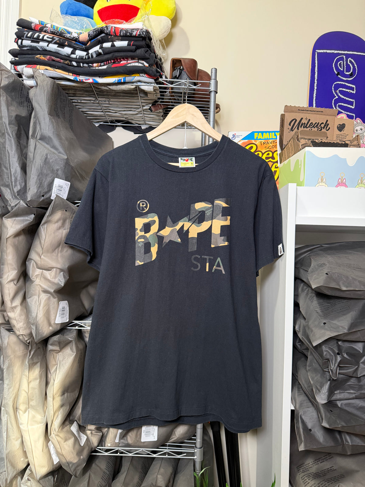 BAPE Sta Camo Logo Tee