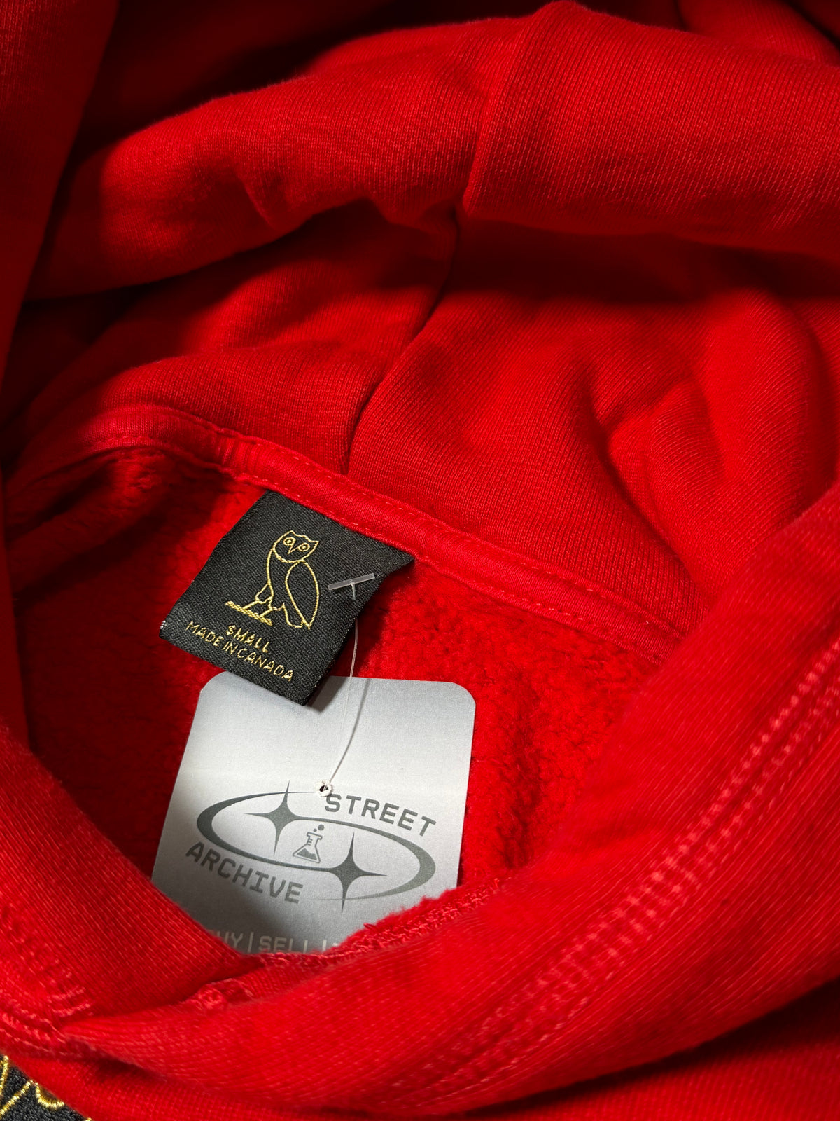 Ovo Classic Owl Hoodie (Red)