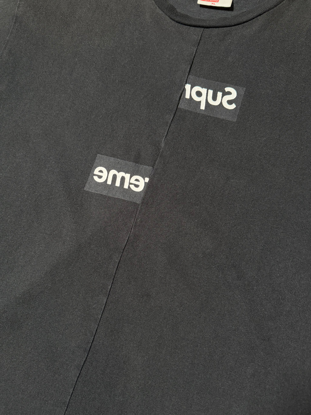 Supreme x Comme Des Garcons Split Box Logo T-Shirt