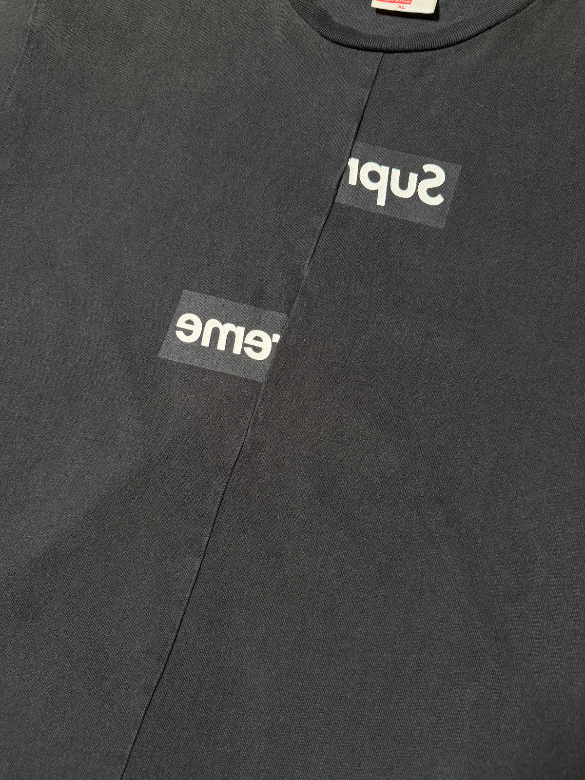 Supreme x Comme Des Garcons Split Box Logo T-Shirt