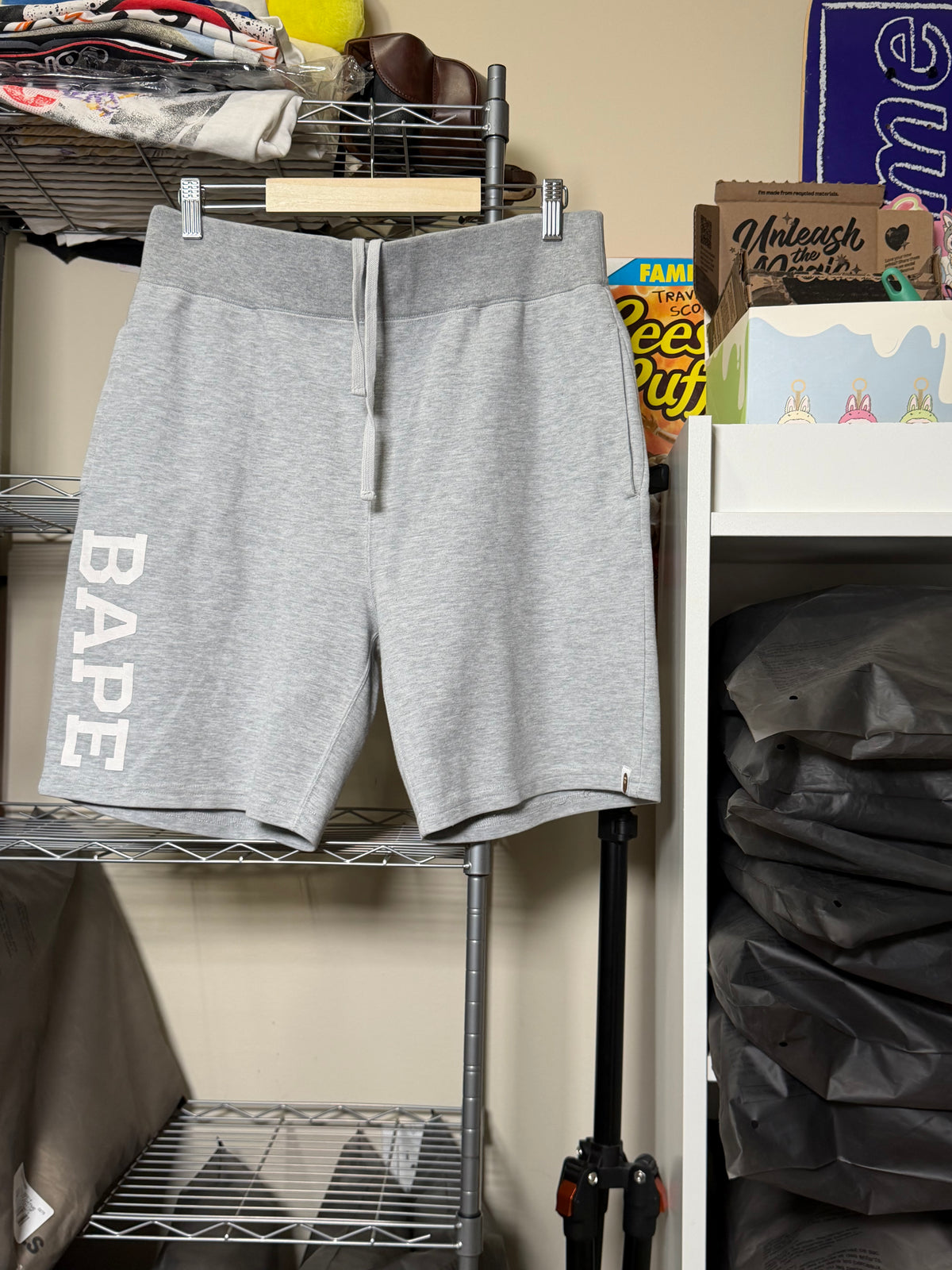 BAPE Sweat Shorts (Grey)