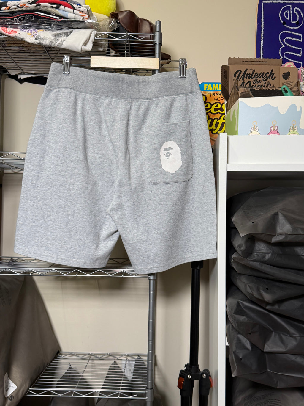 BAPE Sweat Shorts (Grey)