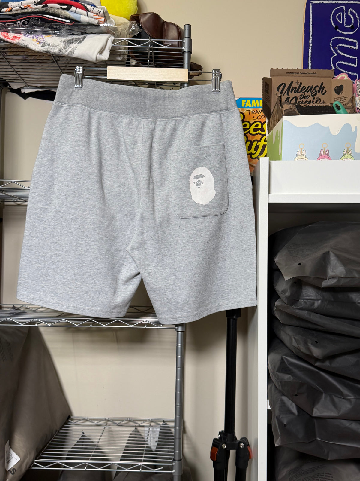 BAPE Sweat Shorts (Grey)