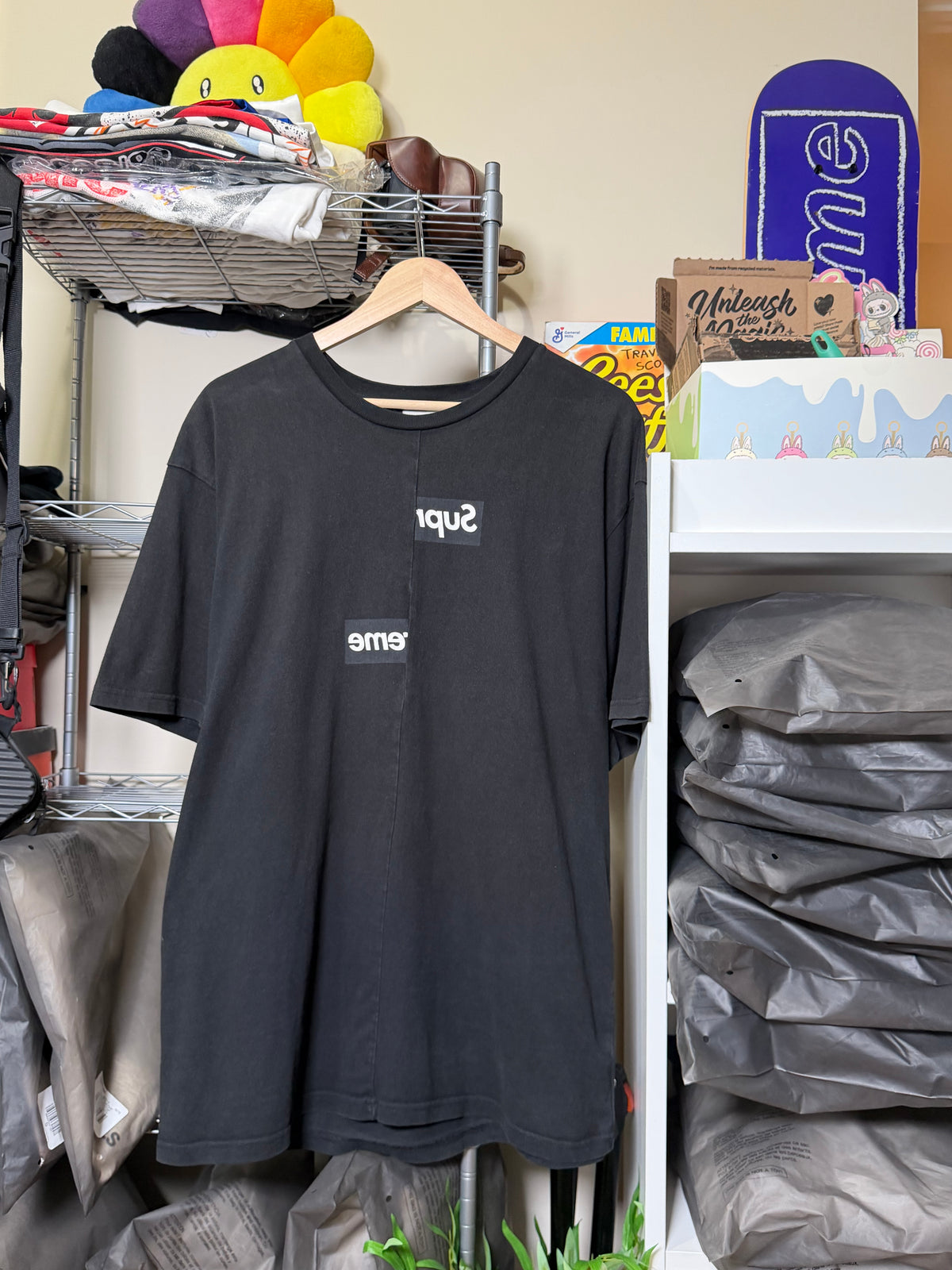 Supreme x Comme Des Garcons Split Box Logo T-Shirt