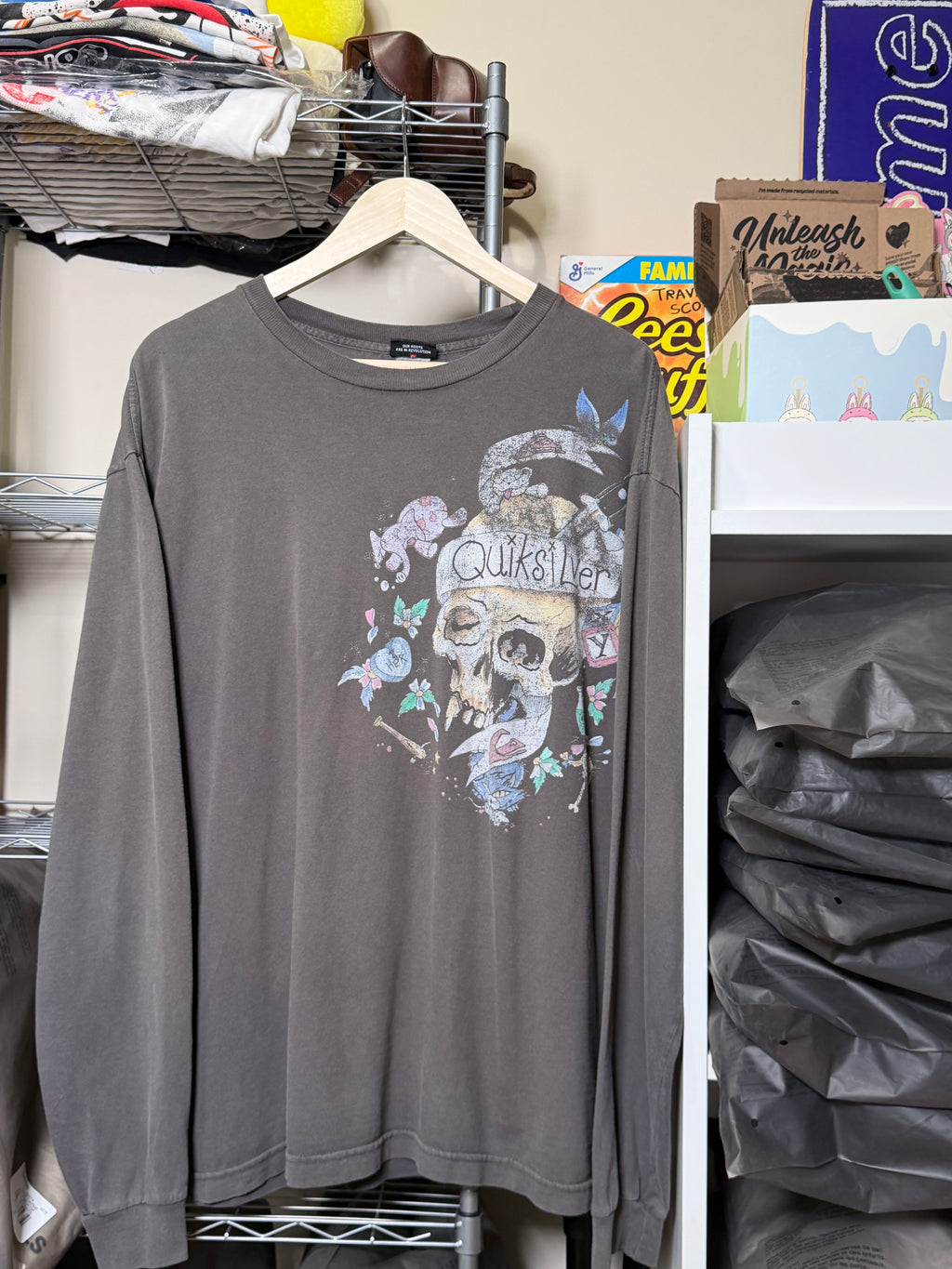 Quicksilver Skull Longsleeve