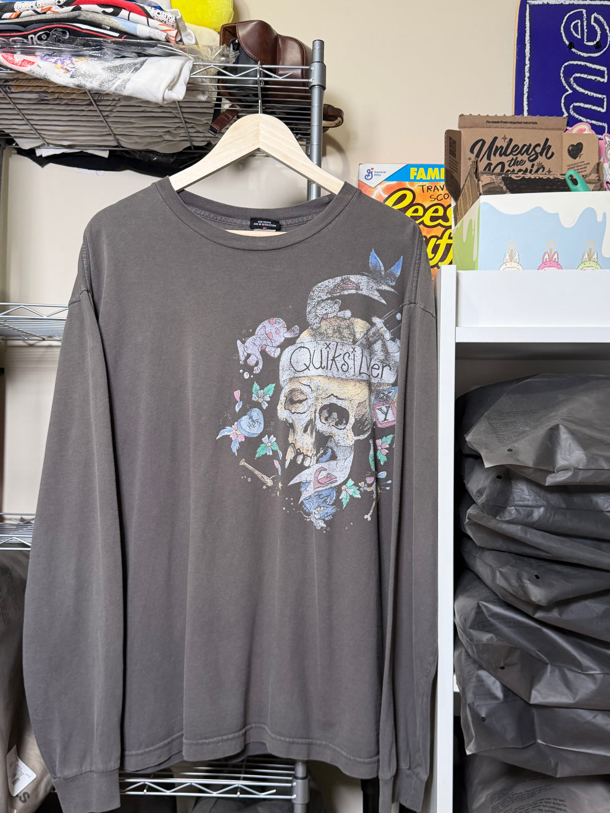 Quicksilver Skull Longsleeve