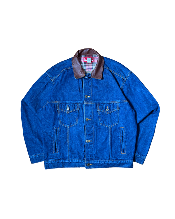 Vintage 90's MARLBORO Denim Trucker Jacket