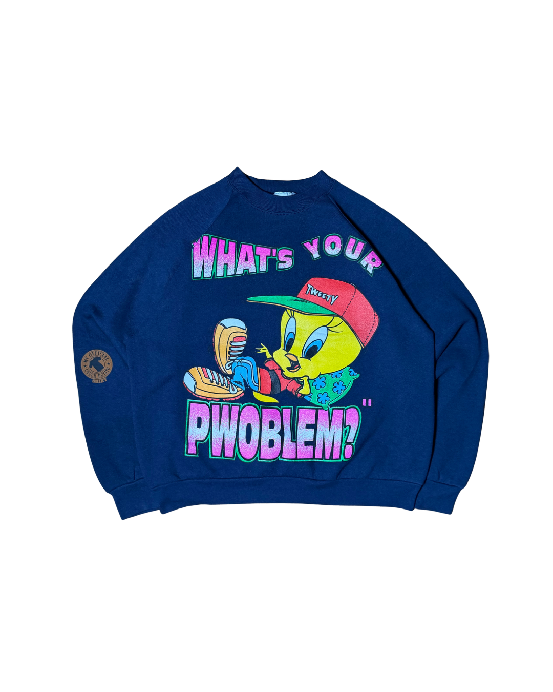 Vintage 90's LOONEY TUNES Tweety Couch Potato Sweatshirt