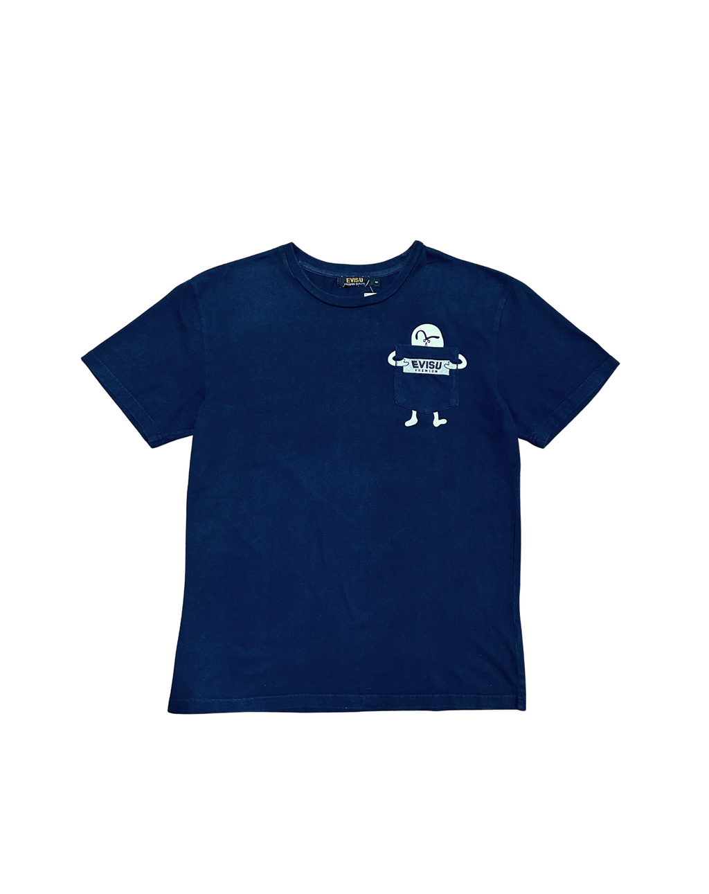 Evisu Navy Blue Pocket Tee