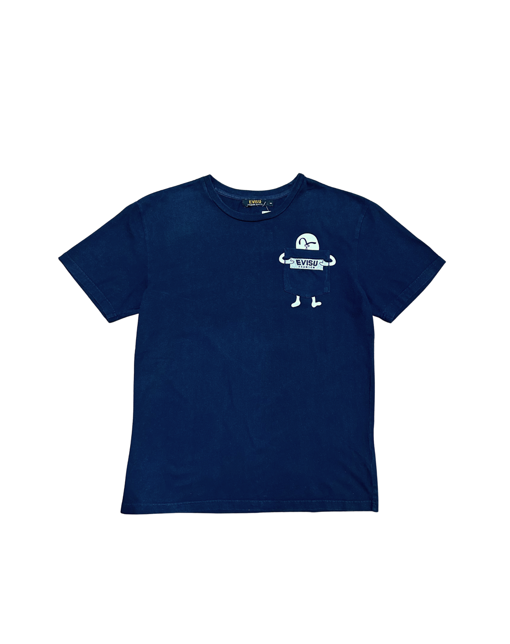 Evisu Navy Blue Pocket Tee