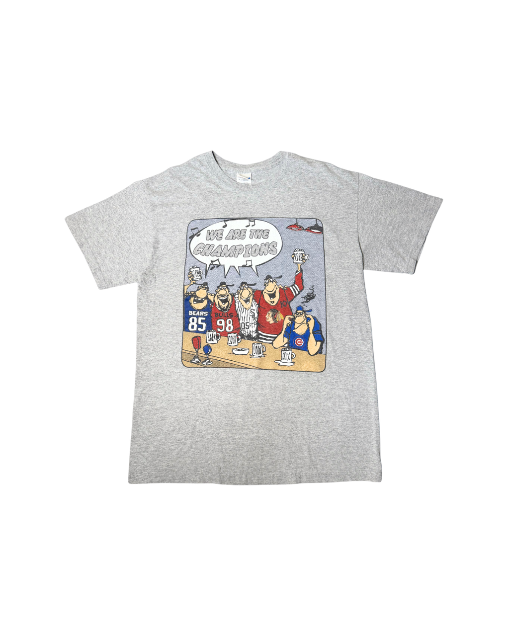 Vintage We Are The Champions Sports Graphic Tee