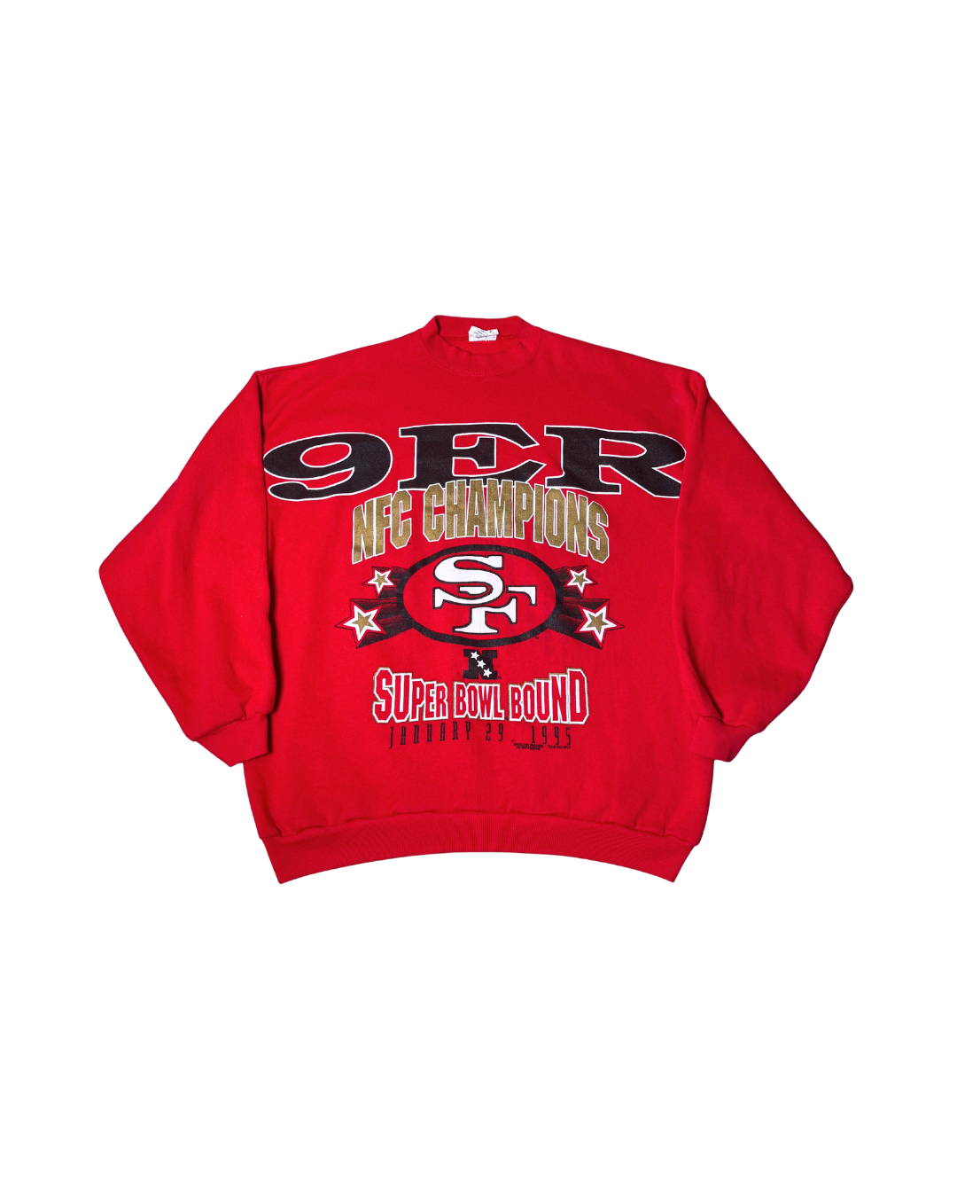 Vintage 49ers 1995 NFC Champions Sweater