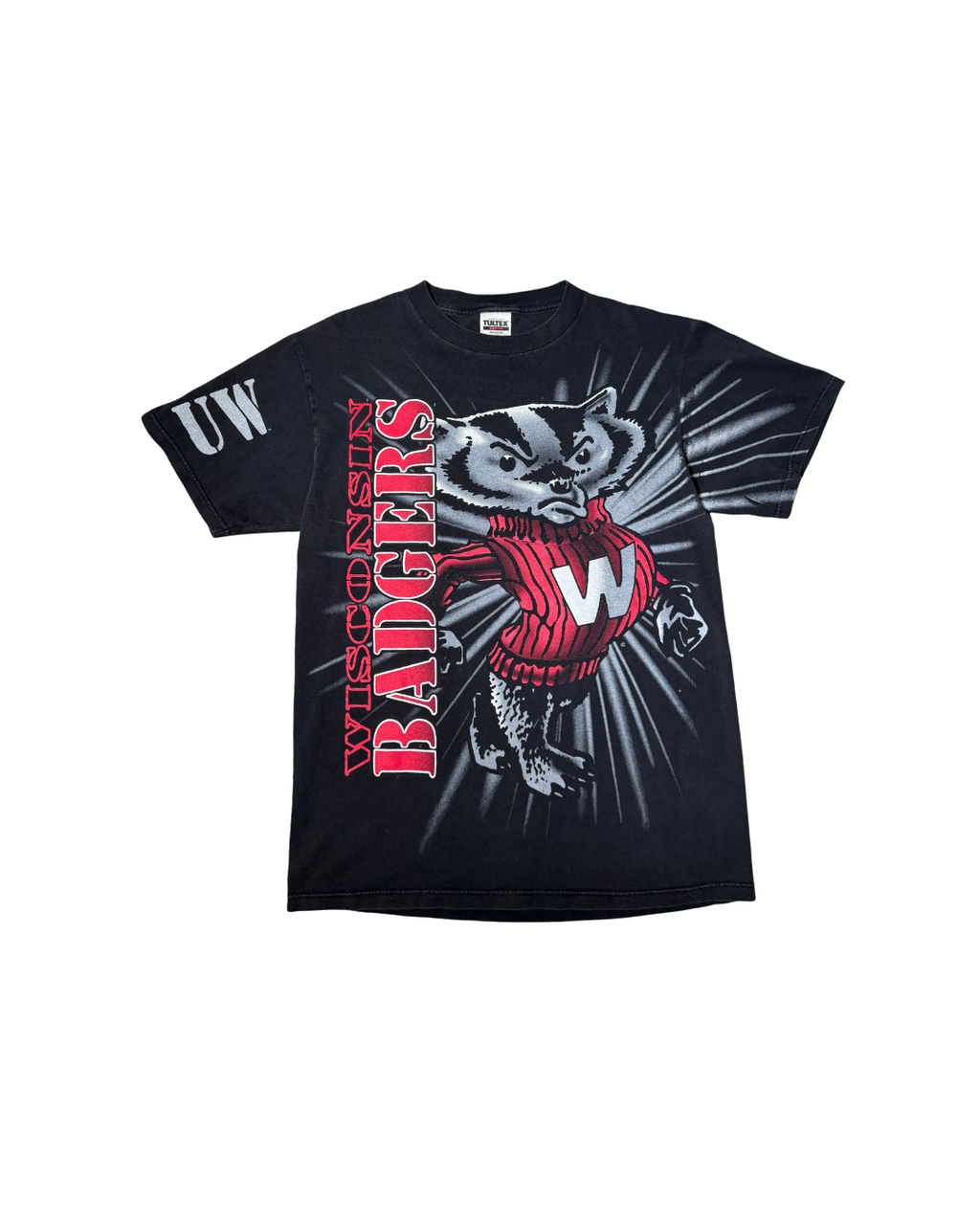 Vintage Wisconsin Badgers Mascot Big Logo T-shirt