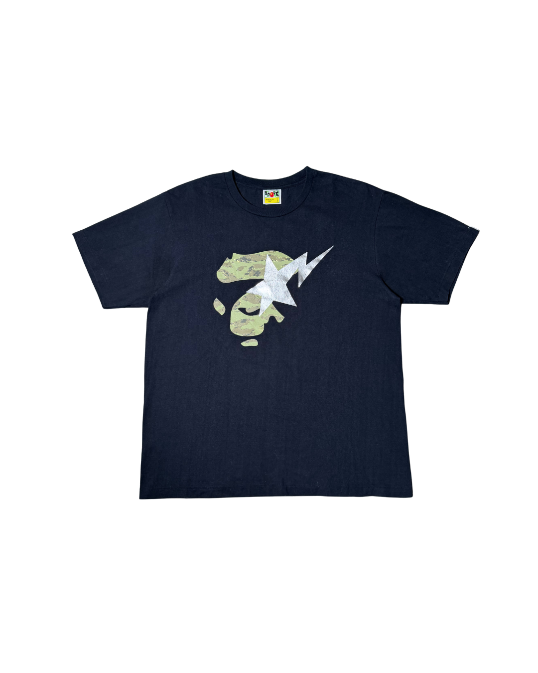 Bape Bapesta Camo/Chrome Logo T-shirt