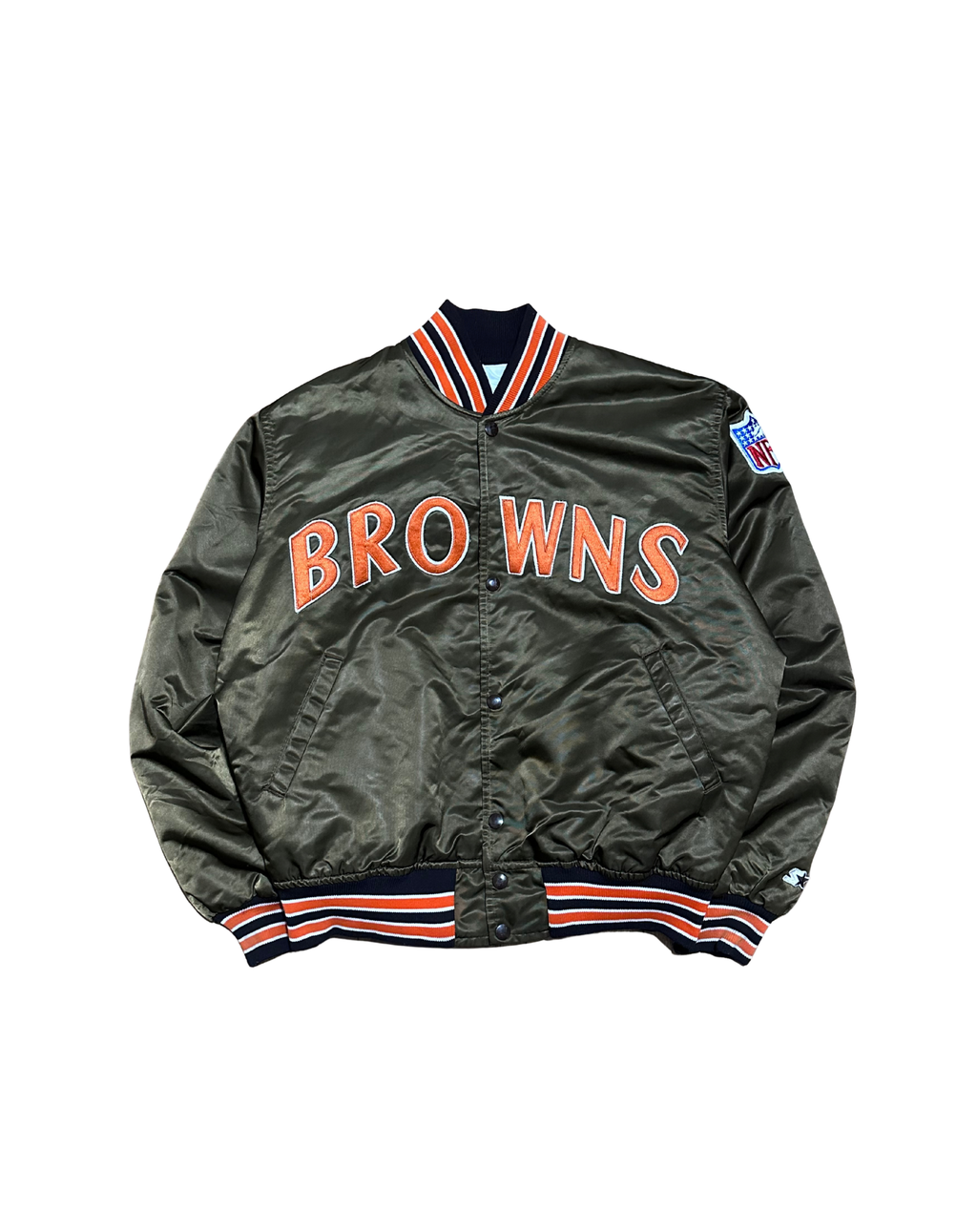 Vintage Browns Starter Pro Line Bomber Jacket