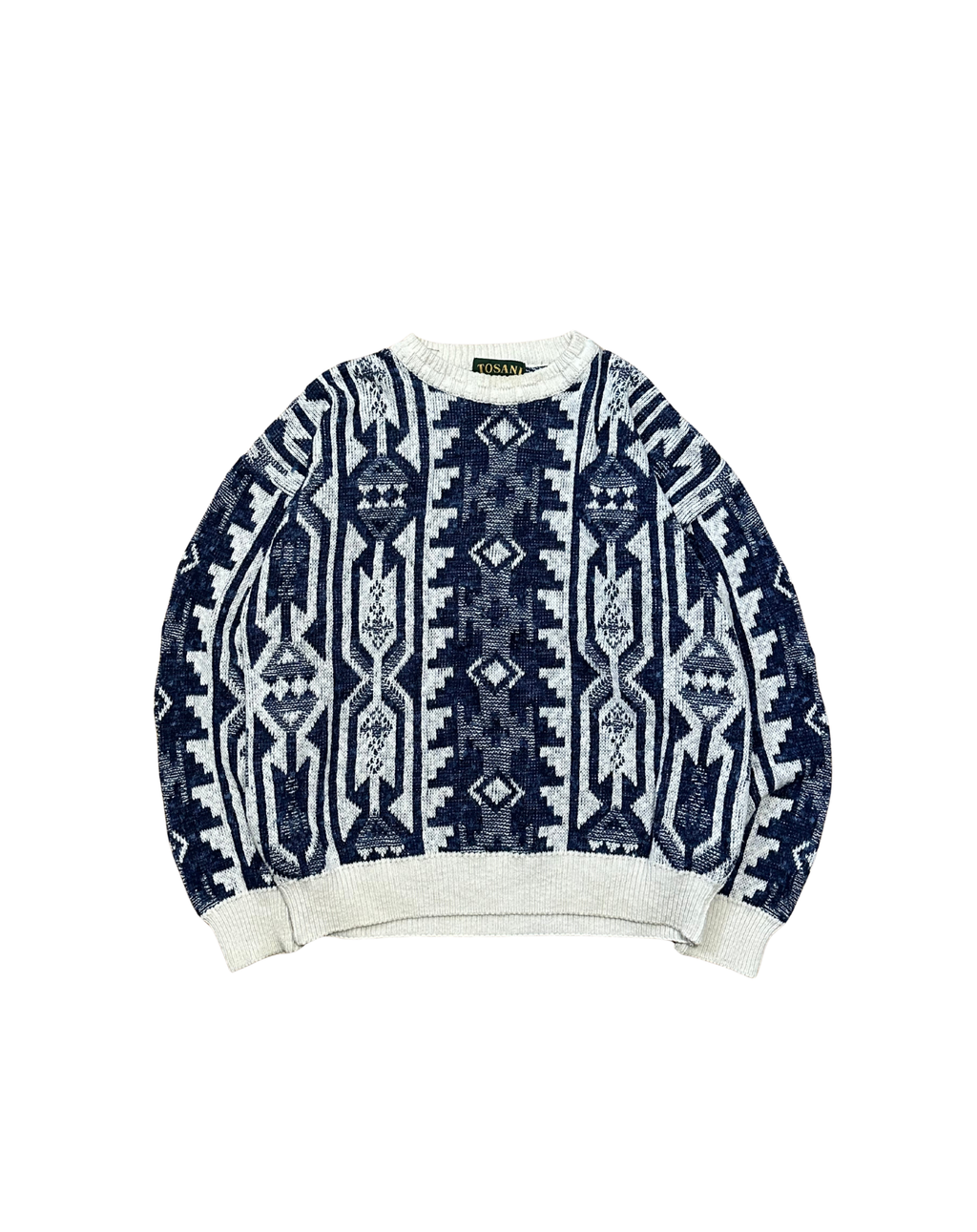 Vintage Knit Tosani (White/Blue) Pattern